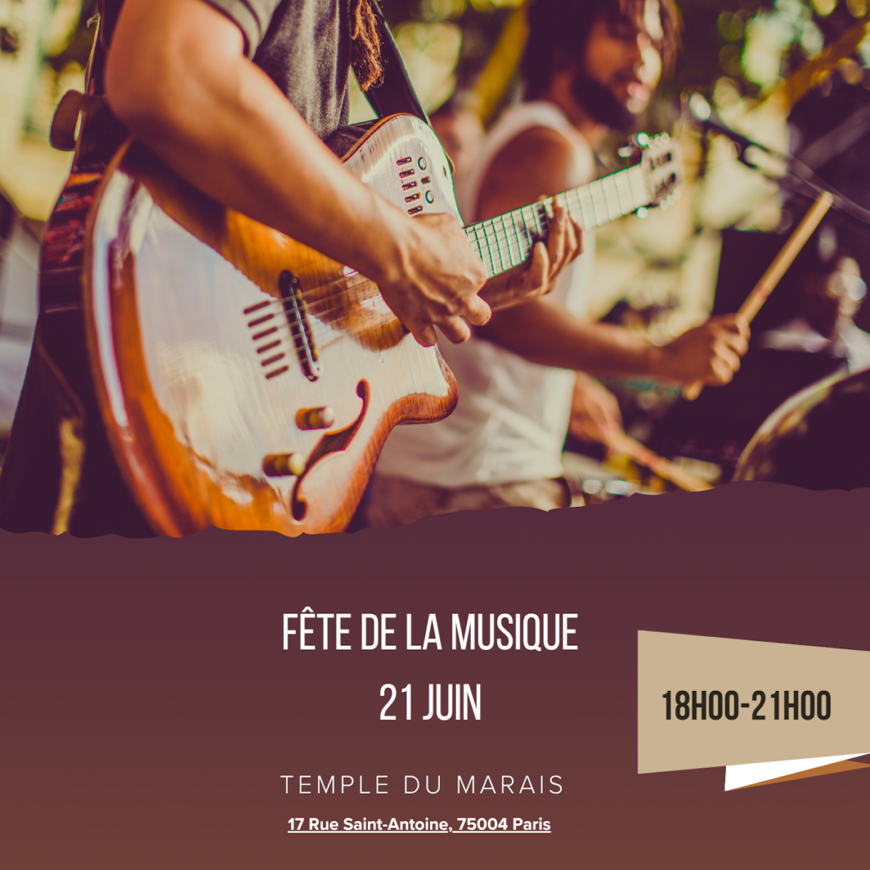 Fête de la musique 21 juin 2025