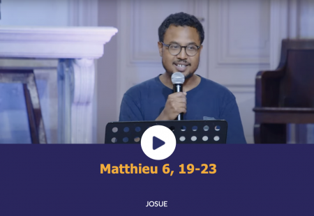 Matthieu 6, 19-23