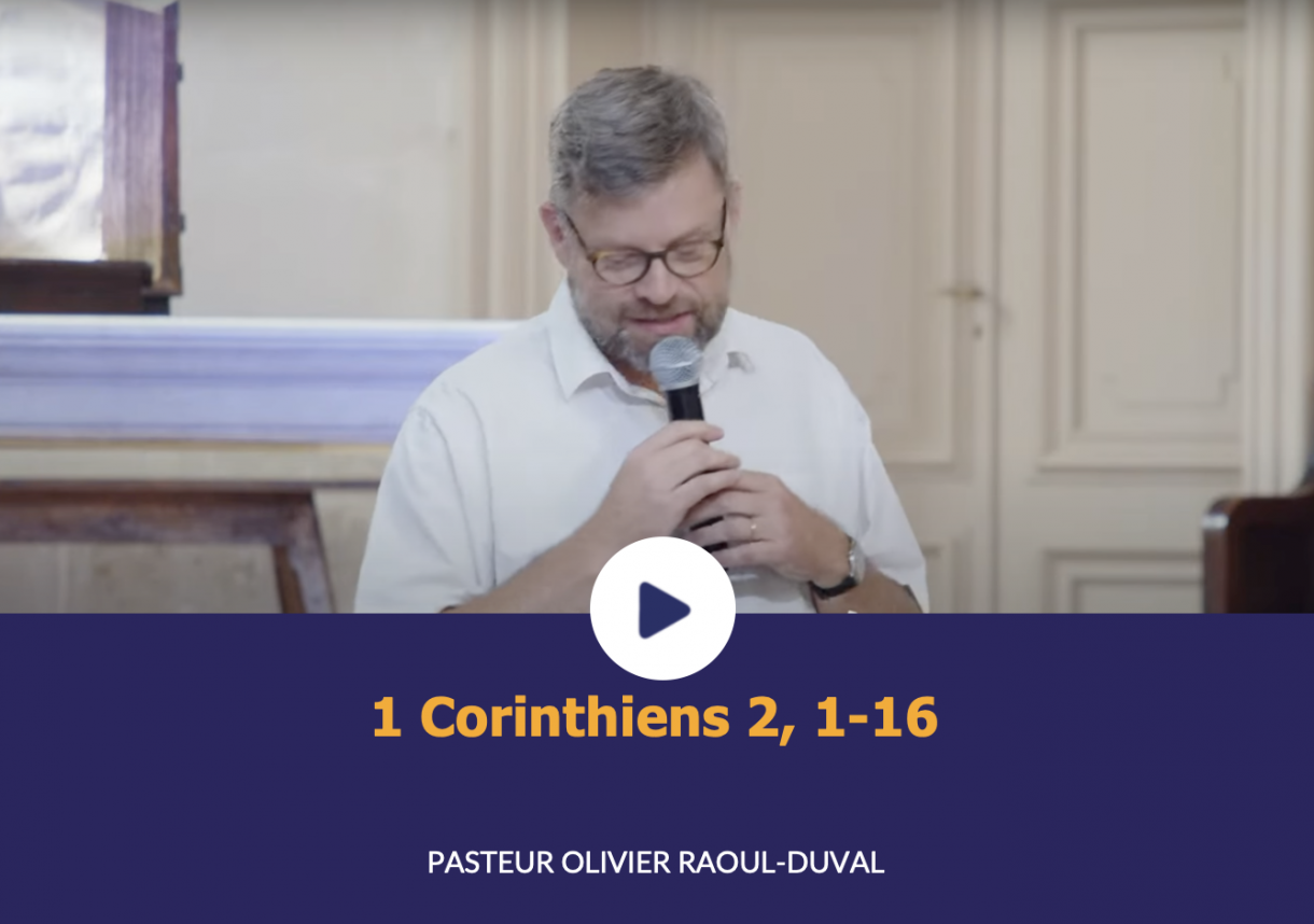 1 Corinthiens 2, 1-16