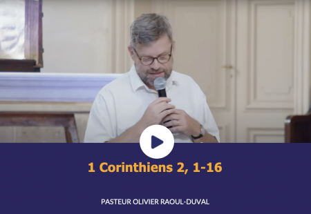 1 Corinthiens 2, 1-16